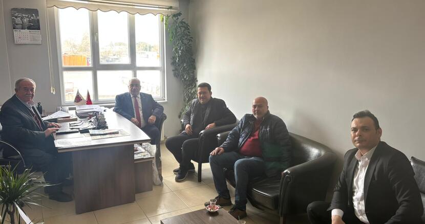 Mustafakemalpaşa Şoförler ve Otomobilciler Esnaf Odası Başkanı Vahit GİRGİN'e Ziyarette bulundular.
