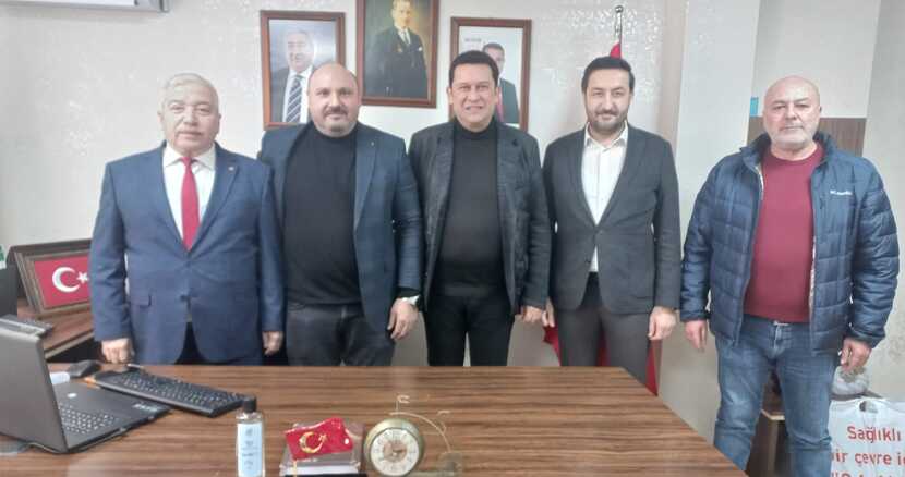 Mustafakemalpaşa Bakkallar ve Bayiler Odası Başkanı Ali TANRIKULU'ya Ziyarette bulundular.